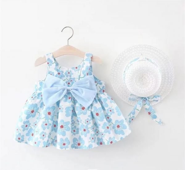 Robe Floral & Chapeau