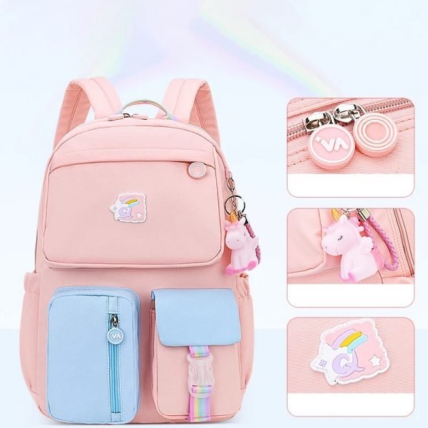 Cartable Licorne Arc-en-Ciel