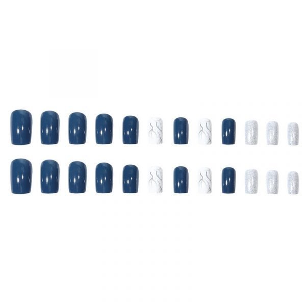 Faux Ongles Double Couleur - Carré 24 pcs – Image 4