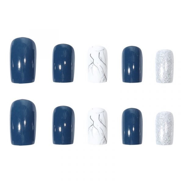 Faux Ongles Double Couleur - Carré 24 pcs – Image 3