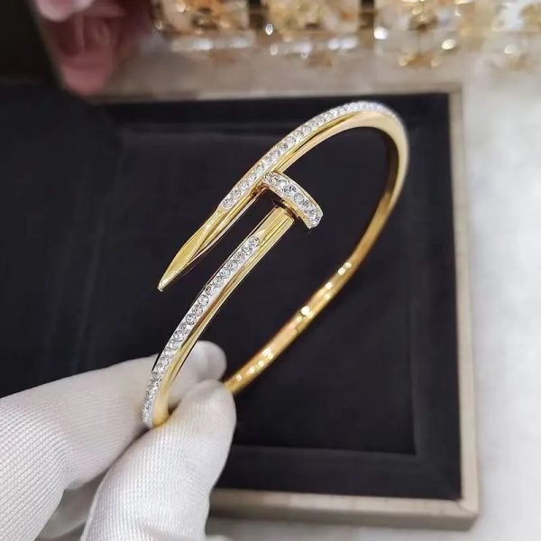 Bracelet Clou Explosif avec Diamants – Image 3