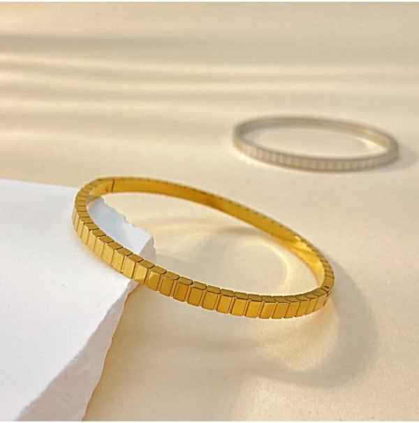 Bracelet Européen et Américain - Carré Rond Simple – Image 2