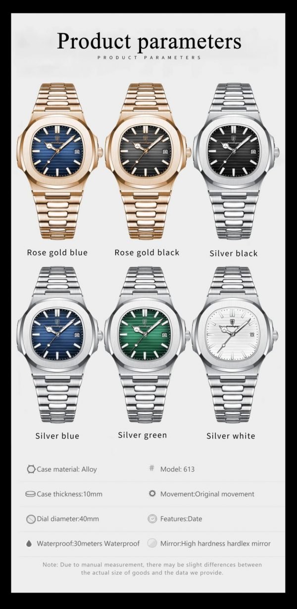 POEDAGAR - Montre de Luxe Homme – Image 5