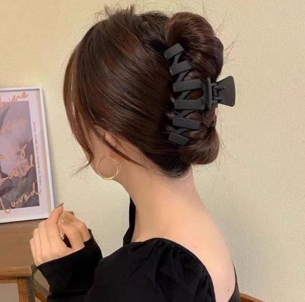 Pinces à Cheveux Élégant - Ensemble 8 pcs Noir – Image 3