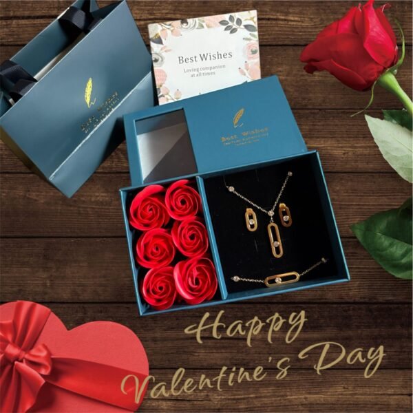 SAINT VALENTIN - Coffret Élégance – Ensemble Bijoux Tendance