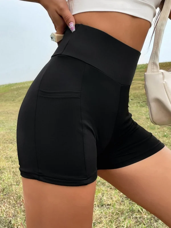 SHEIN Essnce Short cycliste poche – Image 3