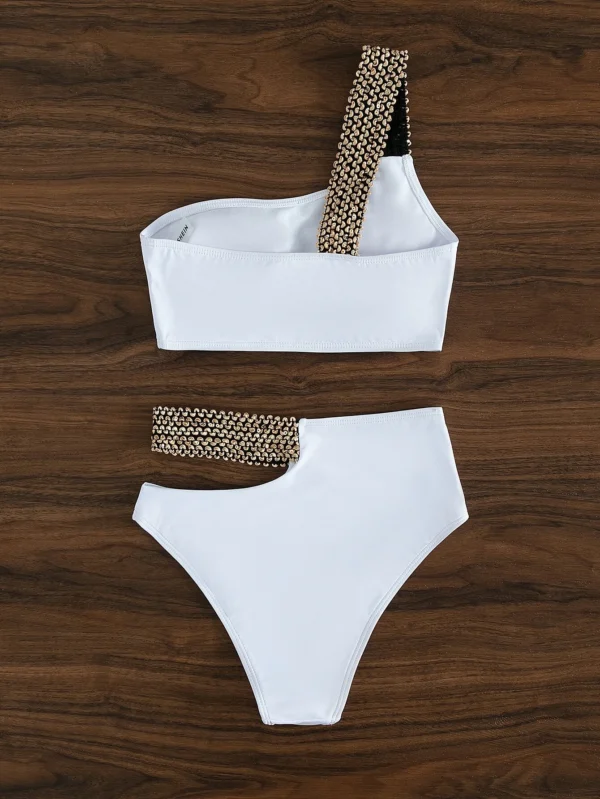 SHEIN Swim Ensemble Bikini Contrasté – Image 2