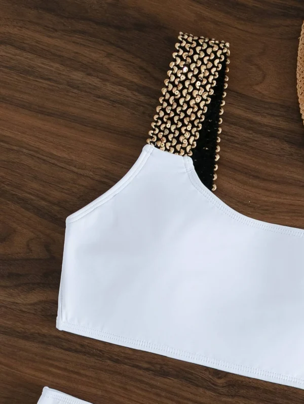 SHEIN Swim Ensemble Bikini Contrasté – Image 3