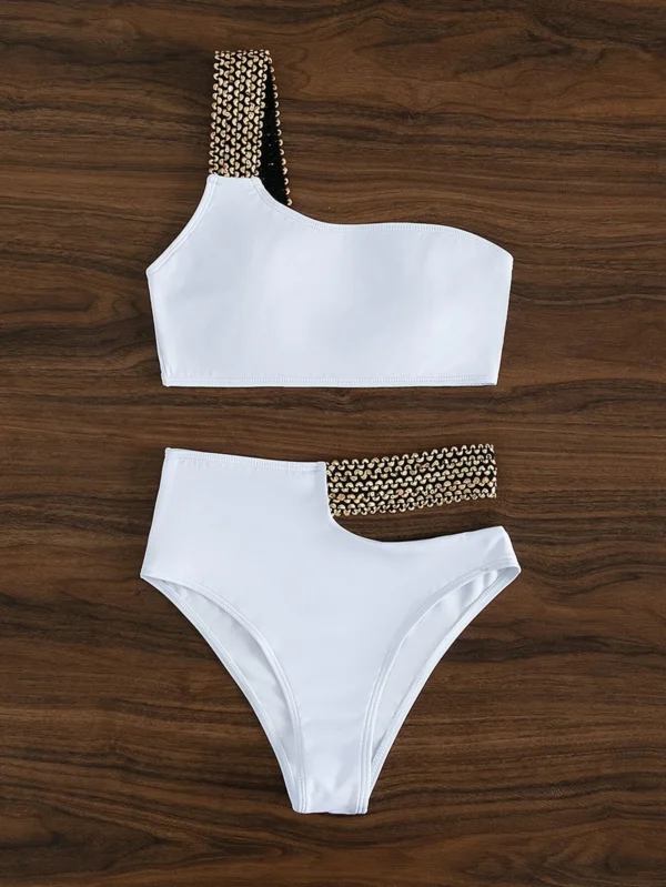 SHEIN Swim Ensemble Bikini Contrasté – Image 5
