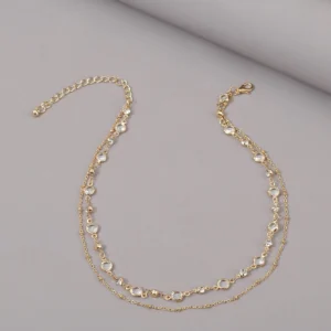 Collier avec strass