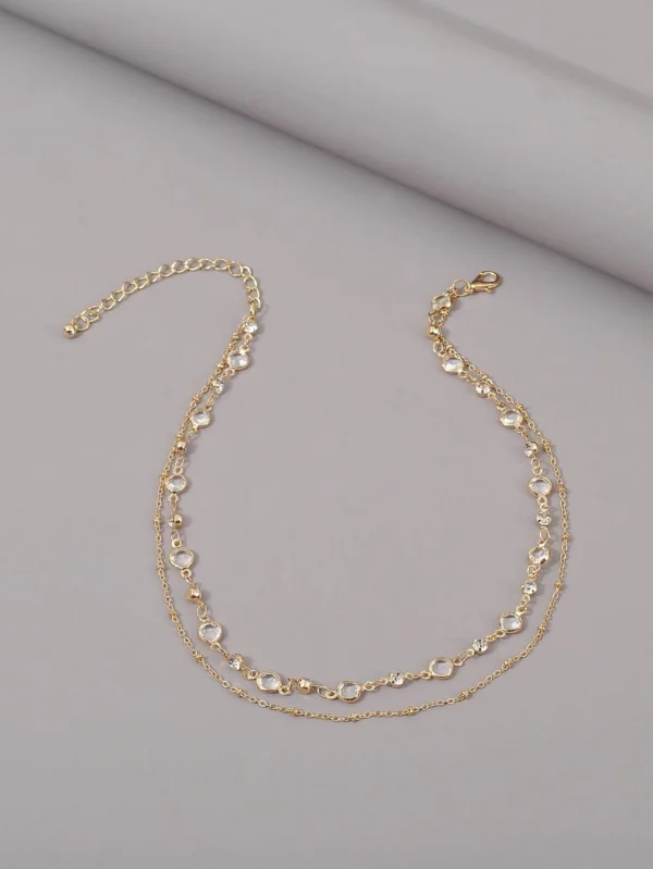 Collier avec strass