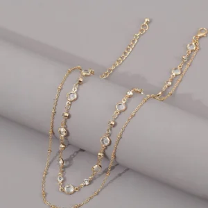 Collier avec strass