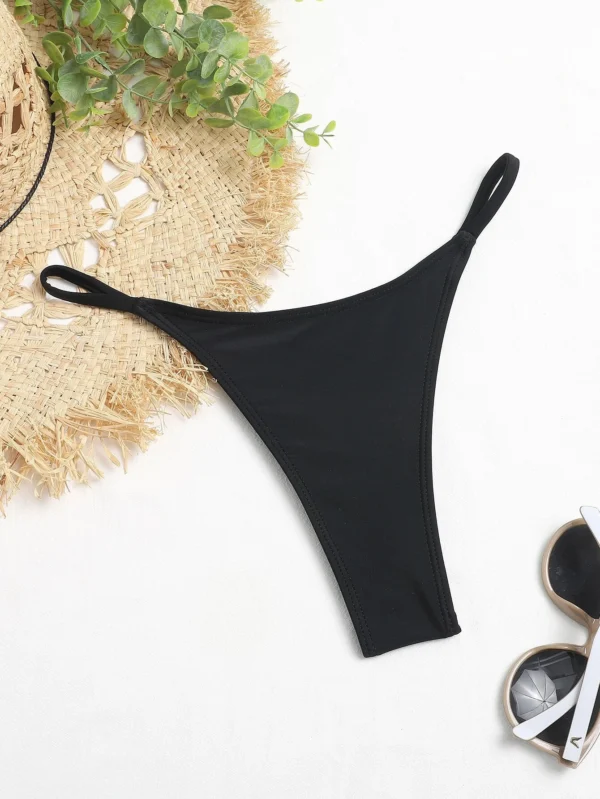 SHEIN Swim BasDe bikini unicolore