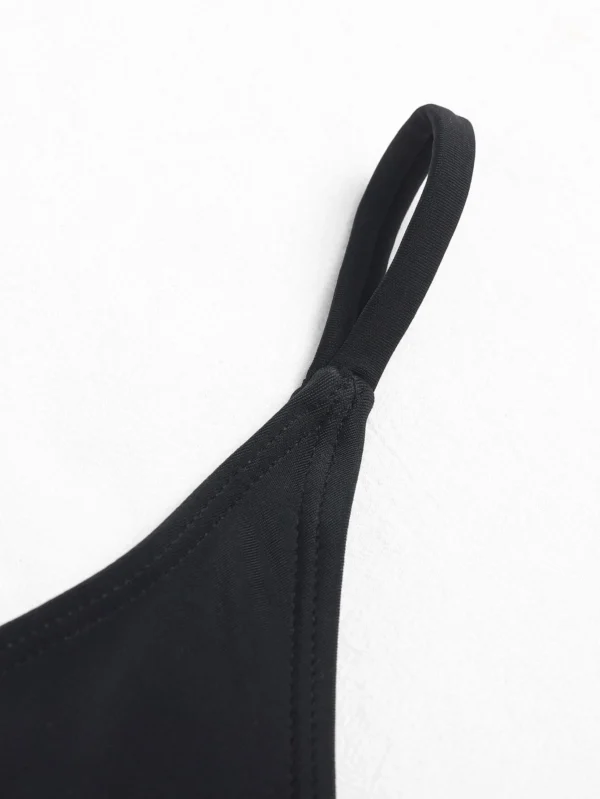 SHEIN Swim BasDe bikini unicolore – Image 4