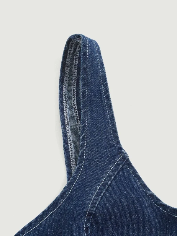 SHEIN MODTop ajusté jean vintage – Image 4