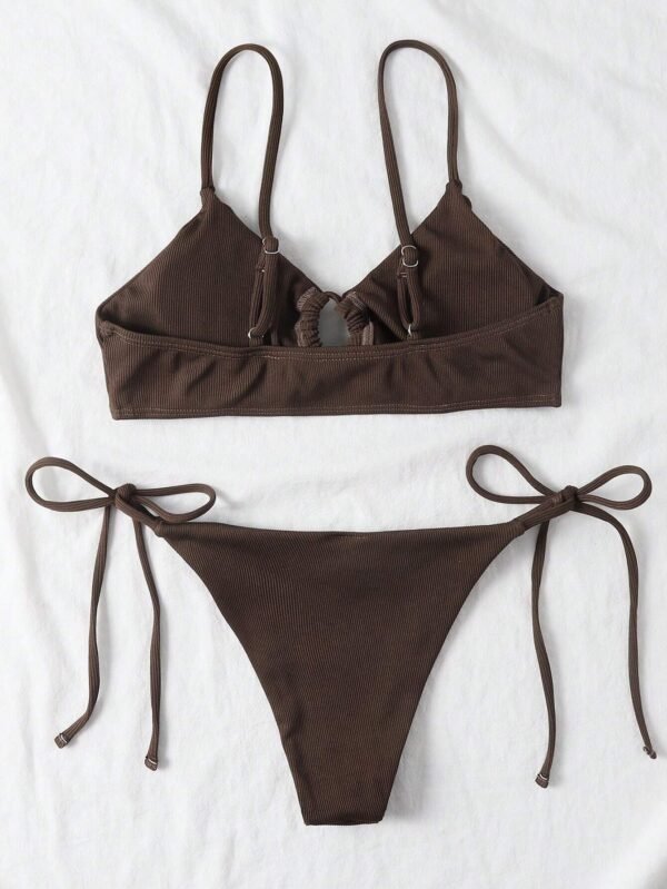 SHEIN Swim Bikini maillot bain froncé – Image 2