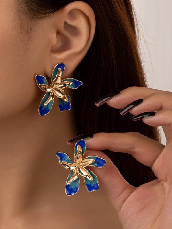 Boucles d'oreilles à fleurs