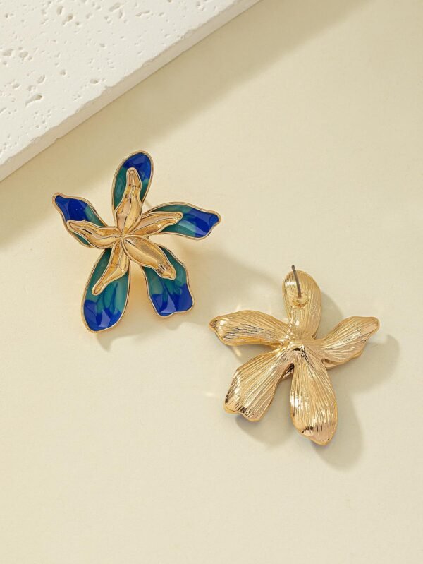 Boucles d'oreilles à fleurs – Image 2