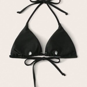 SHEIN Swim Haut bikini ras-du-cou