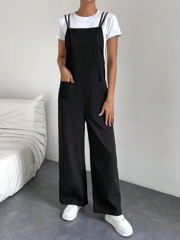 SHEIN ChicEase Combinaison ample  jambes larges – Image 3