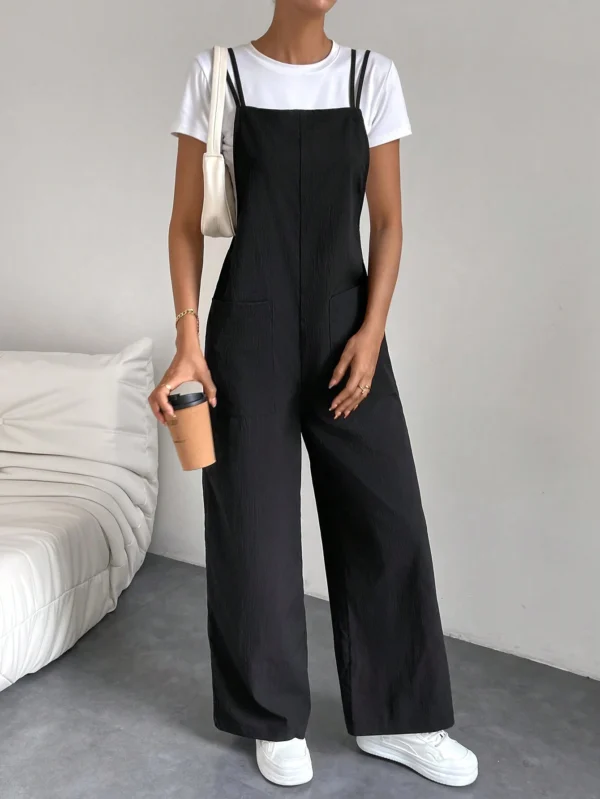 SHEIN ChicEase Combinaison ample  jambes larges – Image 5