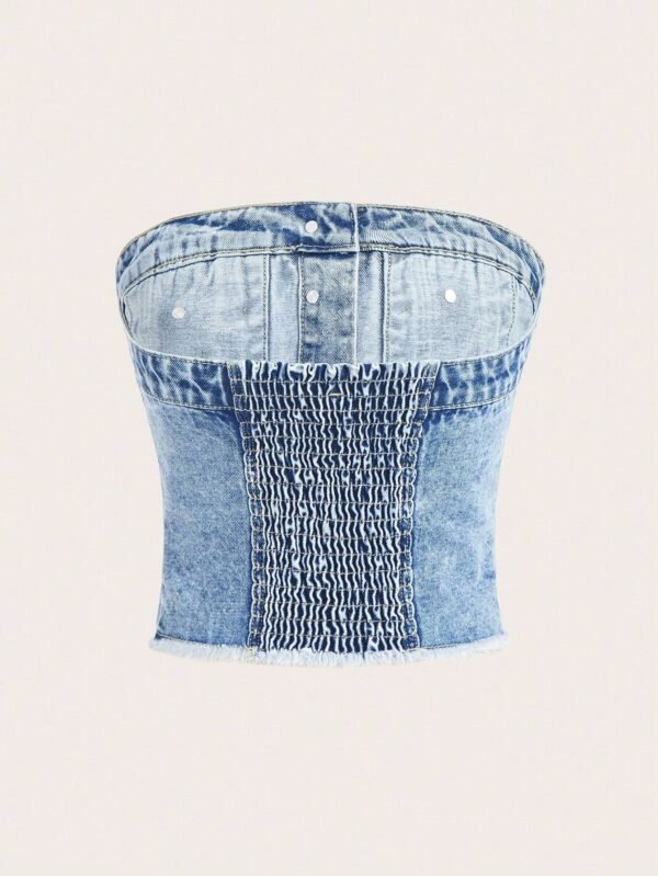 SHEIN MODTop jean ourlet effiloché – Image 2