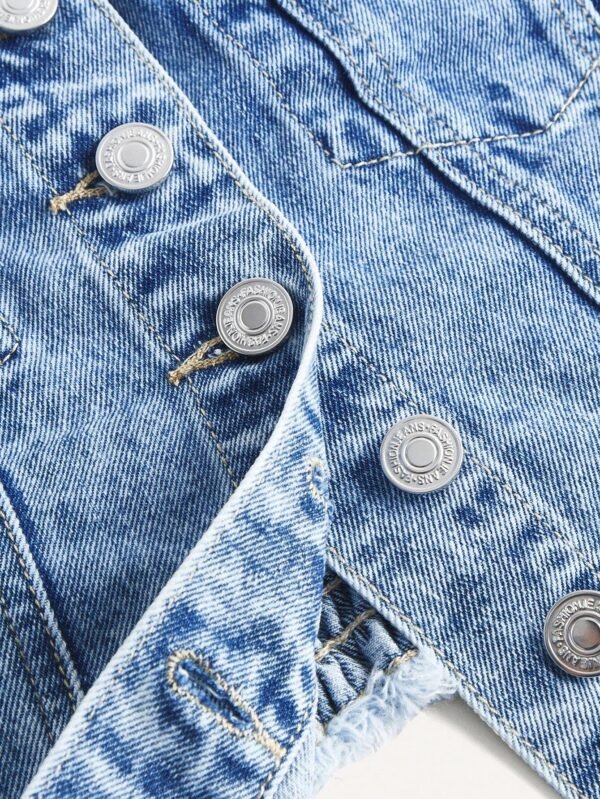 SHEIN MODTop jean ourlet effiloché – Image 4