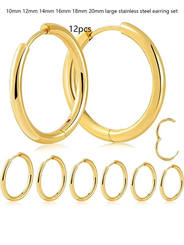 1 set de 12 pièces Ensemble de décoration nasale et labiale – Image 7