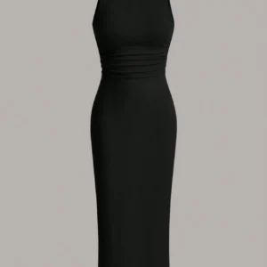 SHEIN EZwear Robe Sans Manches Unicolore