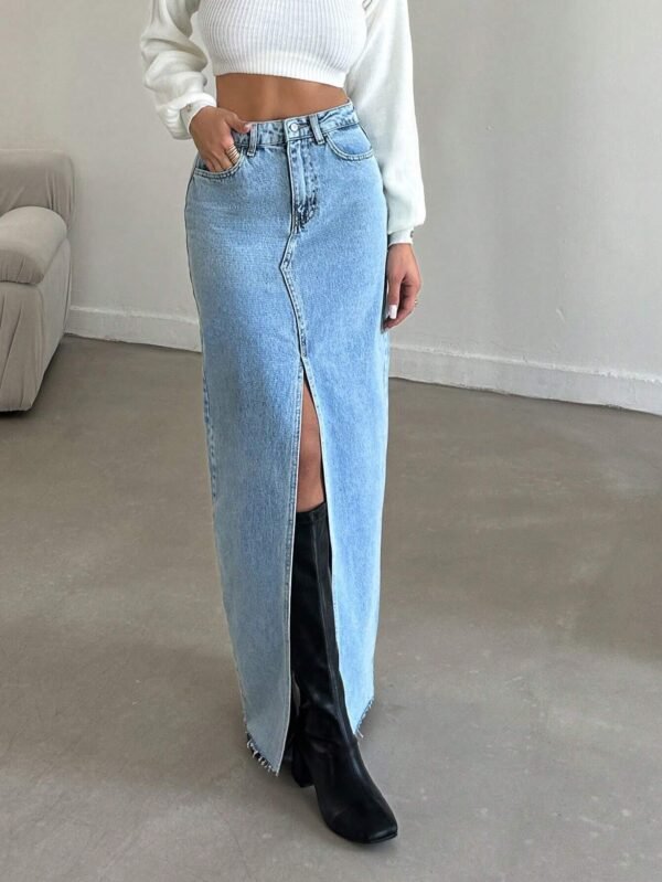 Cottnline Jupe en Jean – Image 4