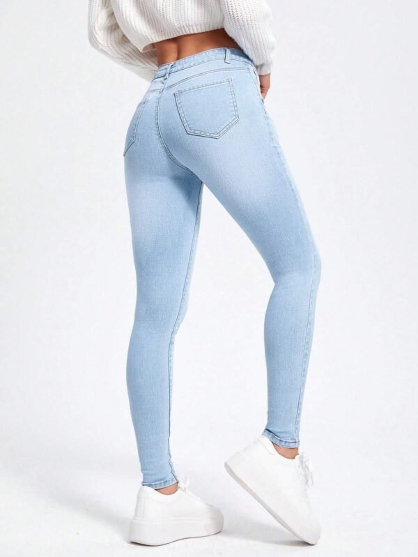 SHEIN Essnce Jean skinny à poche