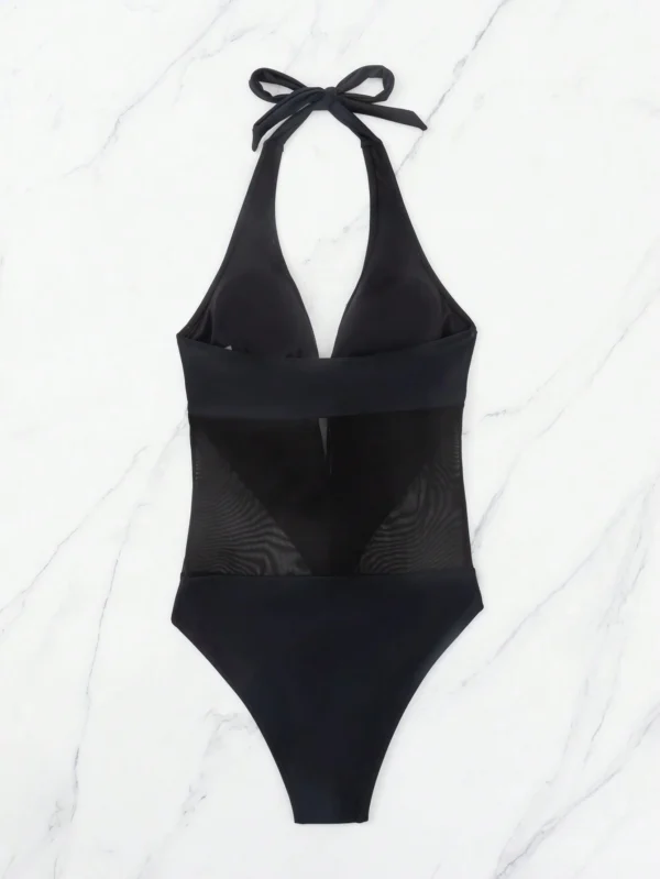 SHEIN Swim Maillot bainDos nu maille – Image 5