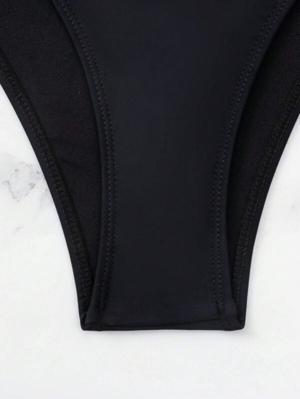 SHEIN Swim Maillot bainDos nu maille – Image 6