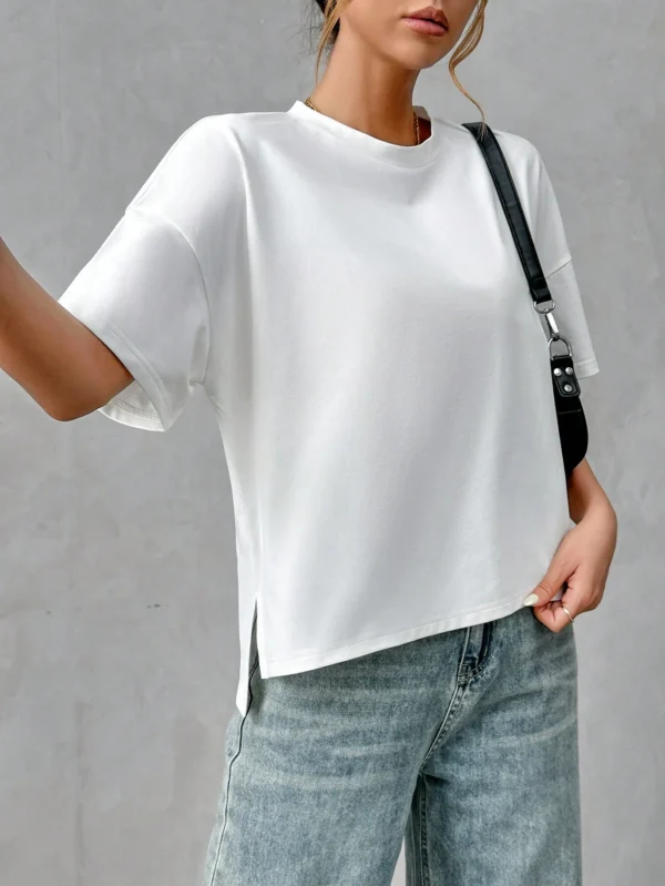 SHEIN EssnceT-shirt Basique Minimaliste – Image 5