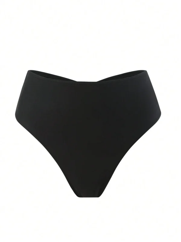 Swim Basics BasDe bikini V froncé – Image 4