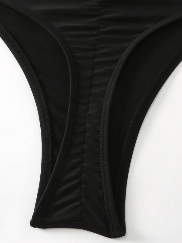 Swim Basics BasDe bikini V froncé – Image 7