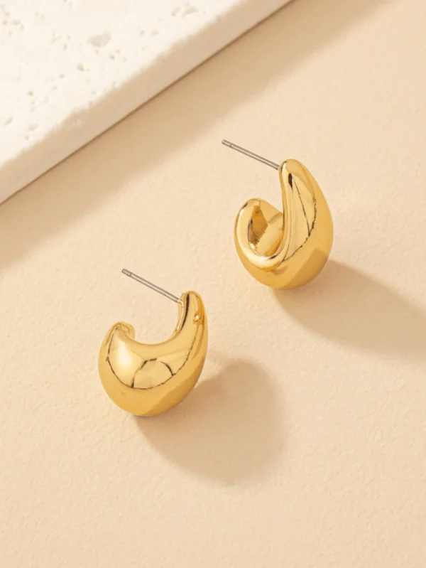 1 Paire Style Punk Boucles D'oreilles Simples – Image 3