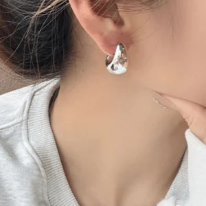 1 Paire Style Punk Boucles D’oreilles Simples