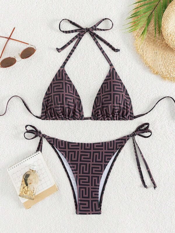 SHEIN Swim Ensemble bikini géométrique