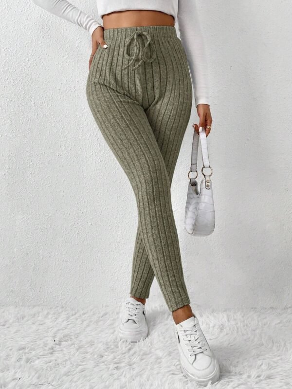 SHEIN Frenchy LeggingsTaille élastique uni – Image 4