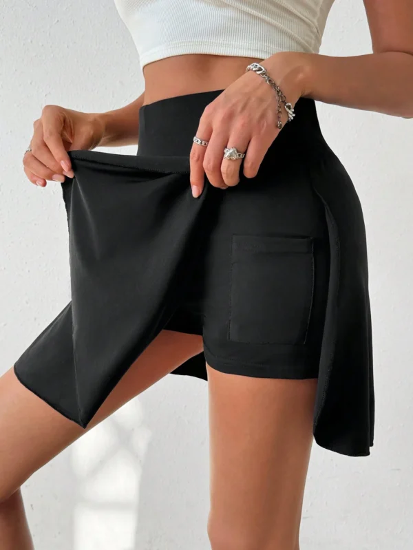 SHEIN MOOSTA Shorts uni poche – Image 6