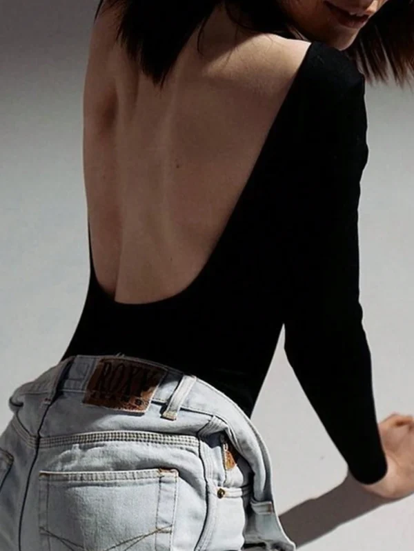 INAWLY Body sansDos couleur unie