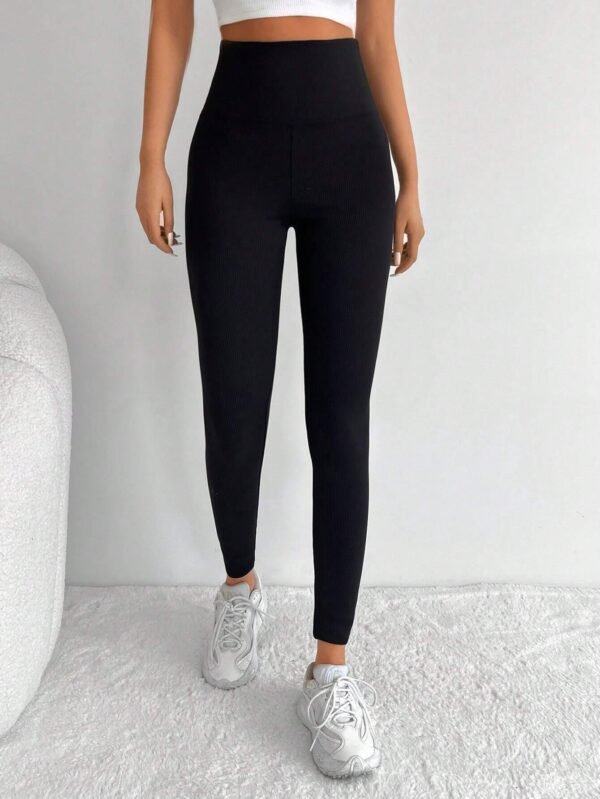 Legging unicoloreTaille haute – Image 3