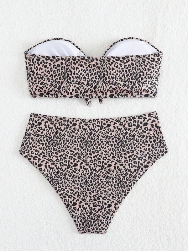 SHEIN Swim Curve Bikini léopard grandeTaille – Image 2