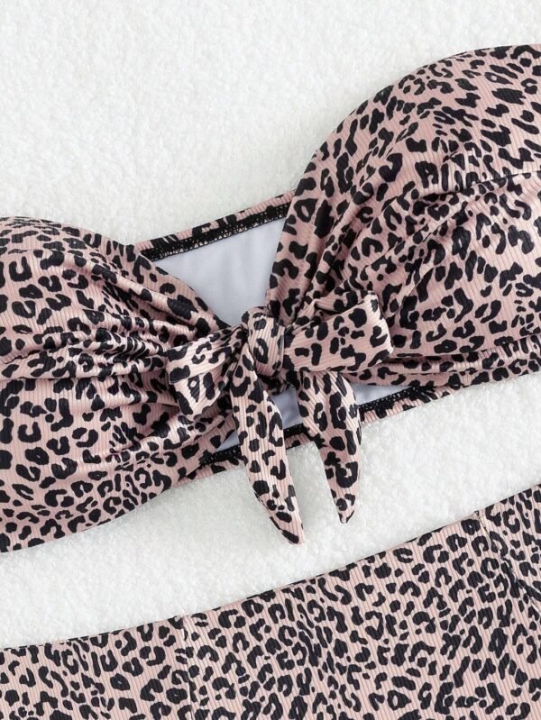 SHEIN Swim Curve Bikini léopard grandeTaille – Image 3
