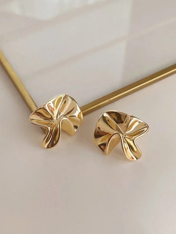 1 paire Boucles d'oreilles géométriques simples – Image 4