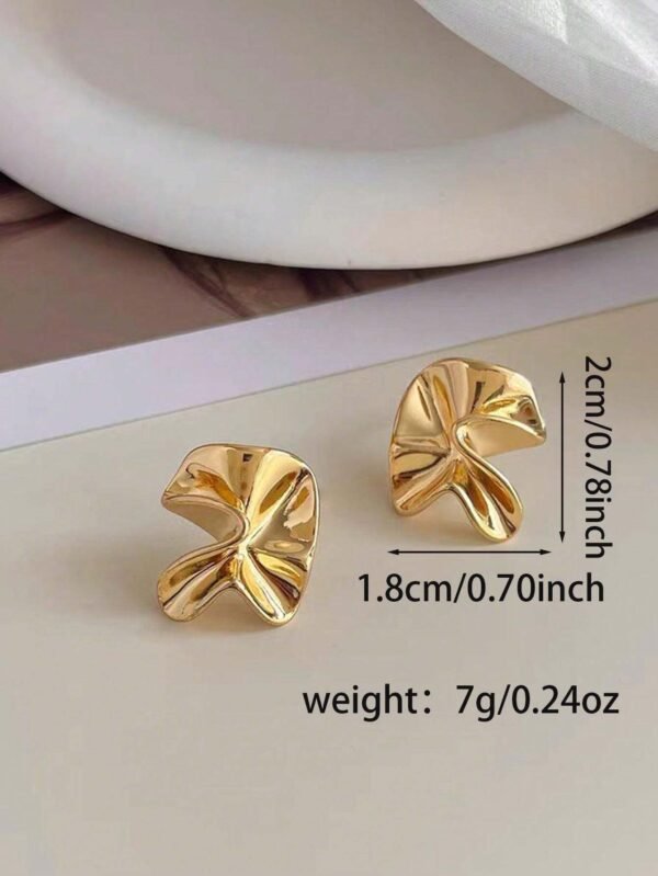 1 paire Boucles d'oreilles géométriques simples – Image 6