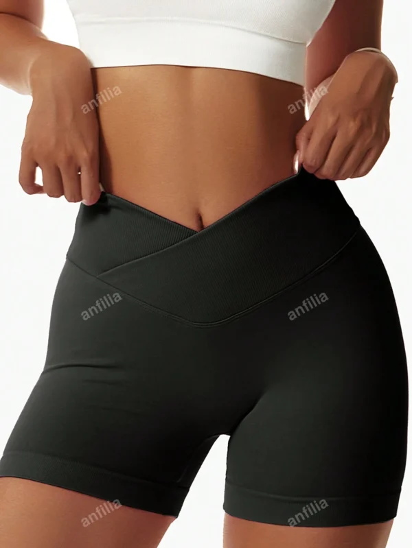 Short yogaTaille haute uni