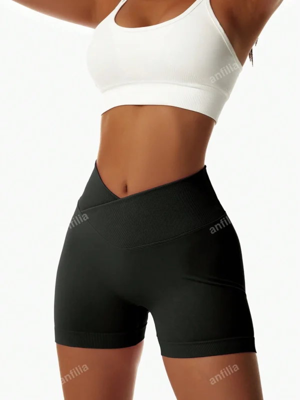 Short yogaTaille haute uni – Image 5