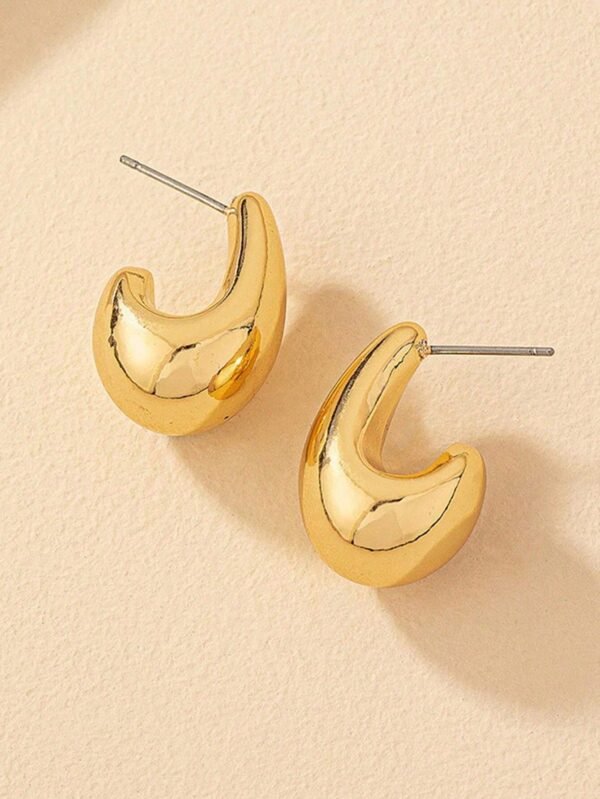 2 Pièces Boucles D'oreilles Forme De Goutte D'eau – Image 10